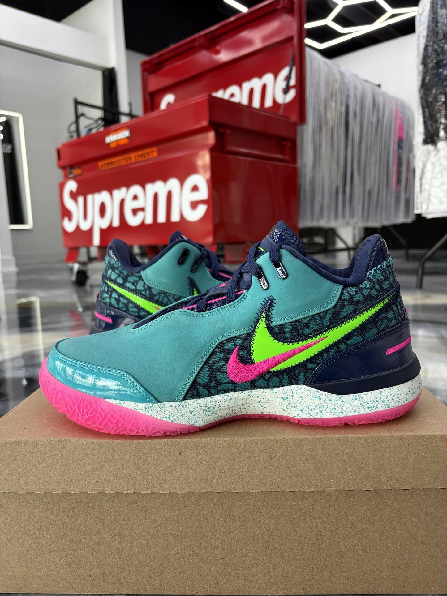 Nike Zoom Lebron NXXT Gen "South Beach" Used Size 10