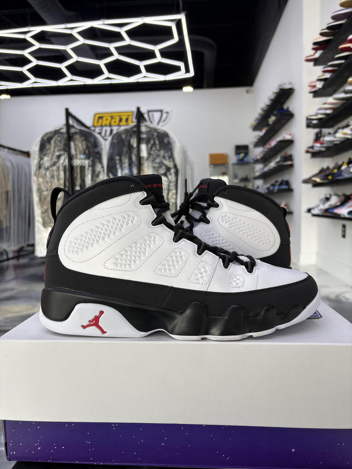Jordan 9 "Space Jam" Used Size 10