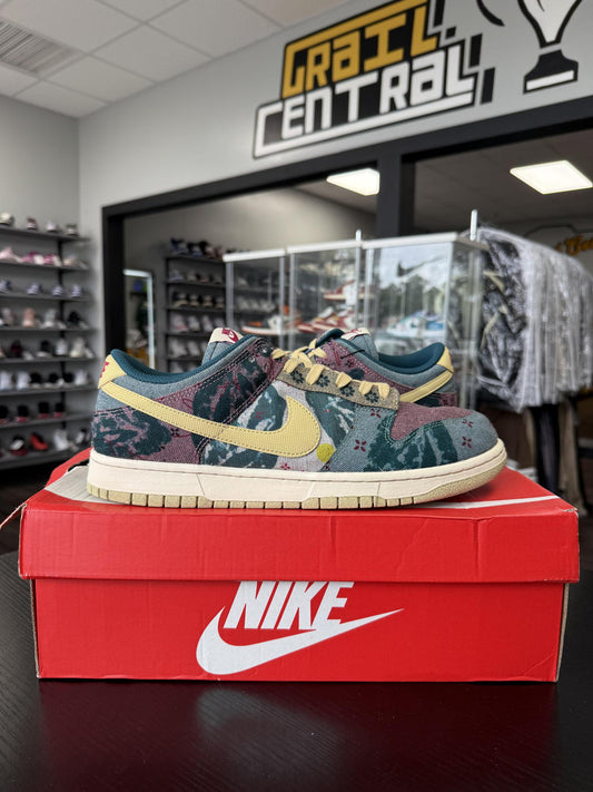 Nike Dunk Low "Community Garden" Used Size 11.5