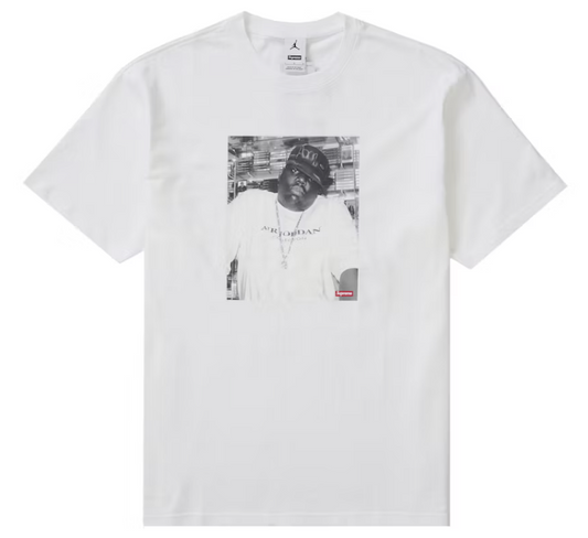 Supreme x Jordan Biggie Tee "White"