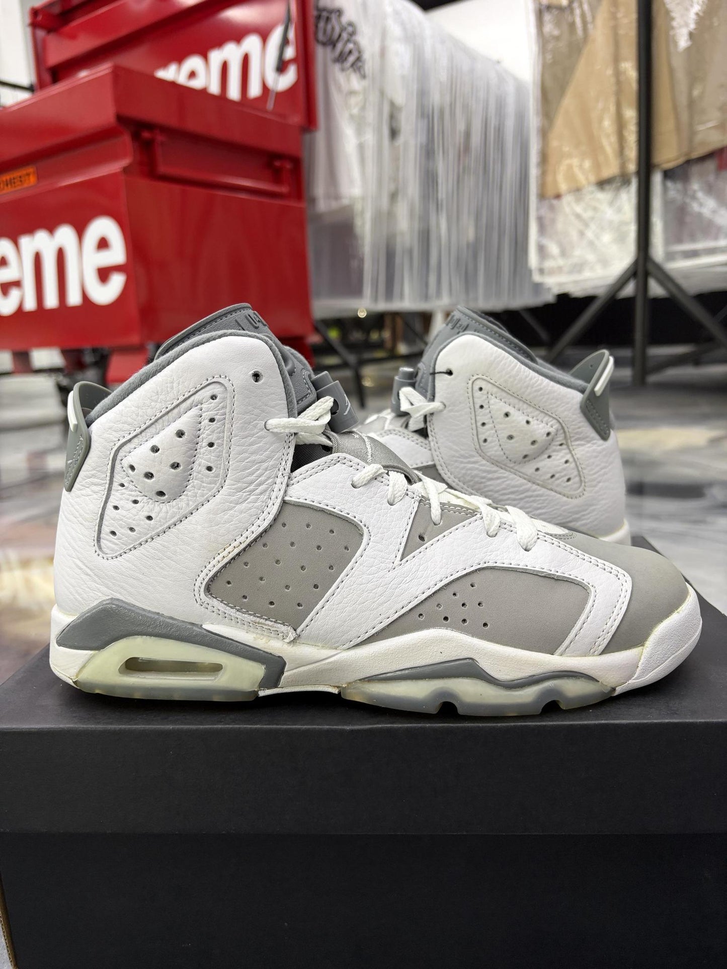 Jordan 6 "Cool Grey" Used Size 6.5Y/8W