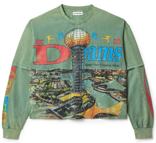 Vale Dreams Long Sleeve Tee "Green"