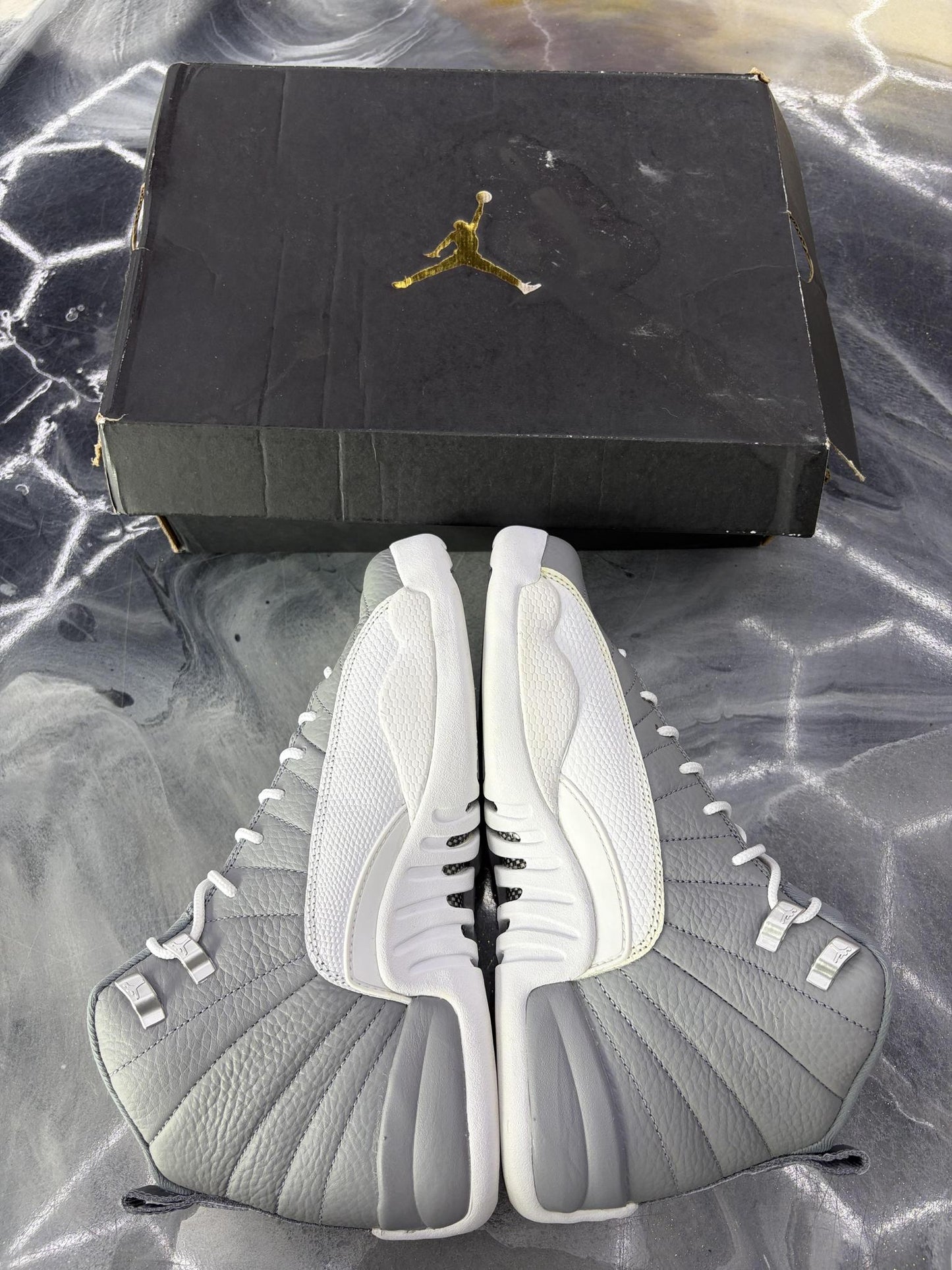 Jordan 12 "Stealth" Used Size 7Y/8.5W