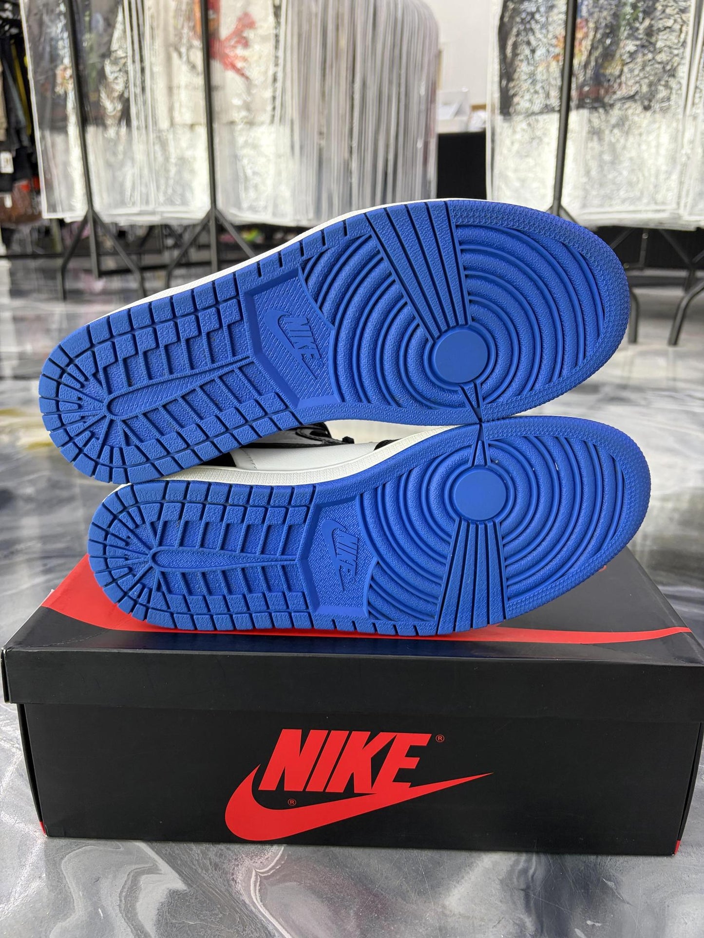 Jordan 1 "Royal Toe" Used Size 10