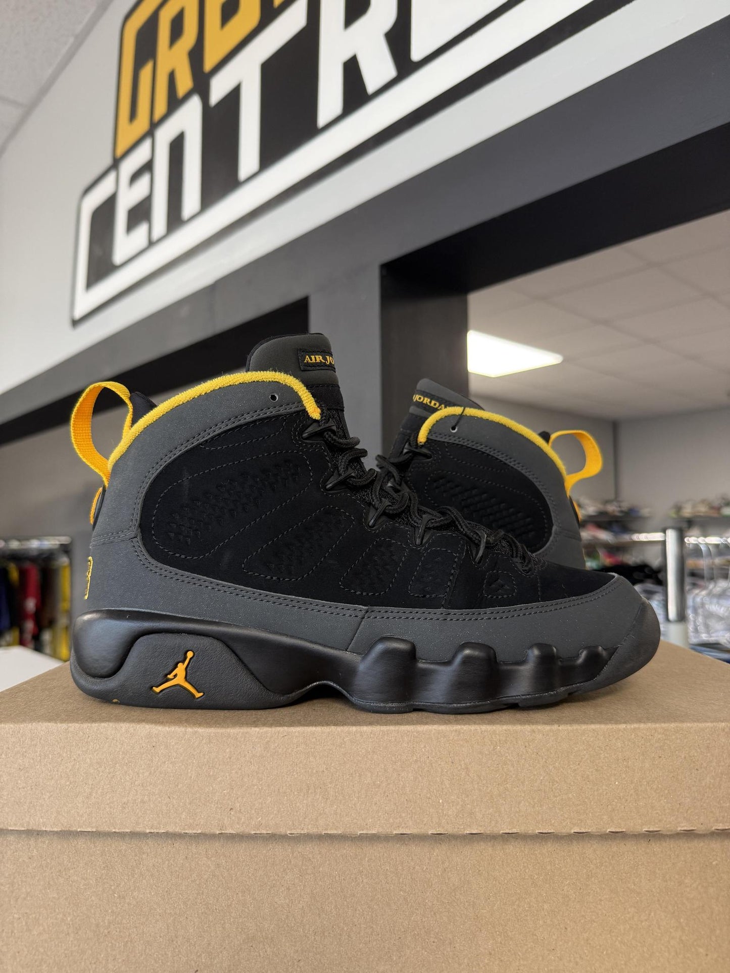 Jordan 9 "University Gold" Used Size 6Y/7.5W