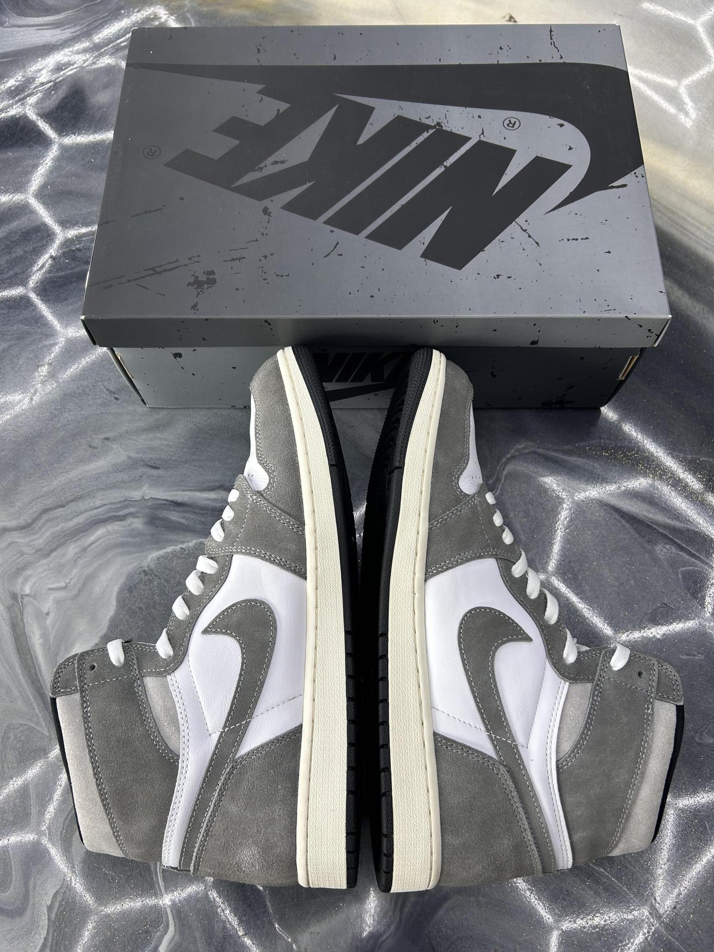 Jordan 1 High "Washed Black" Used Size 13
