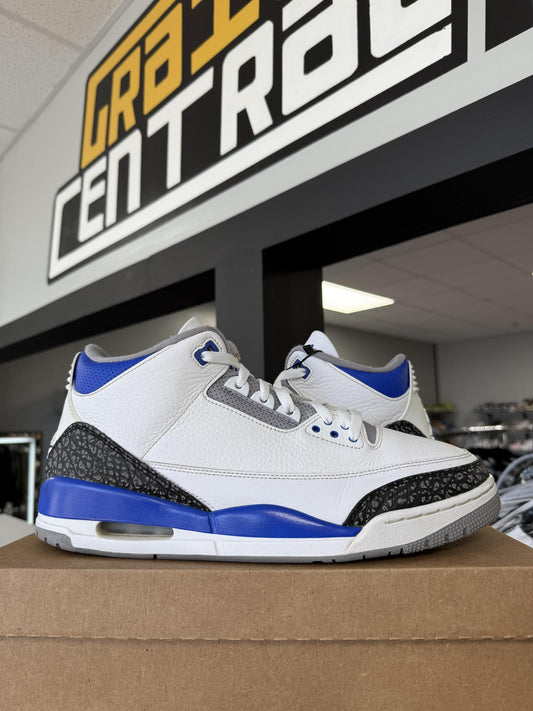 Jordan 3 "Racer Blue" Used Size 13