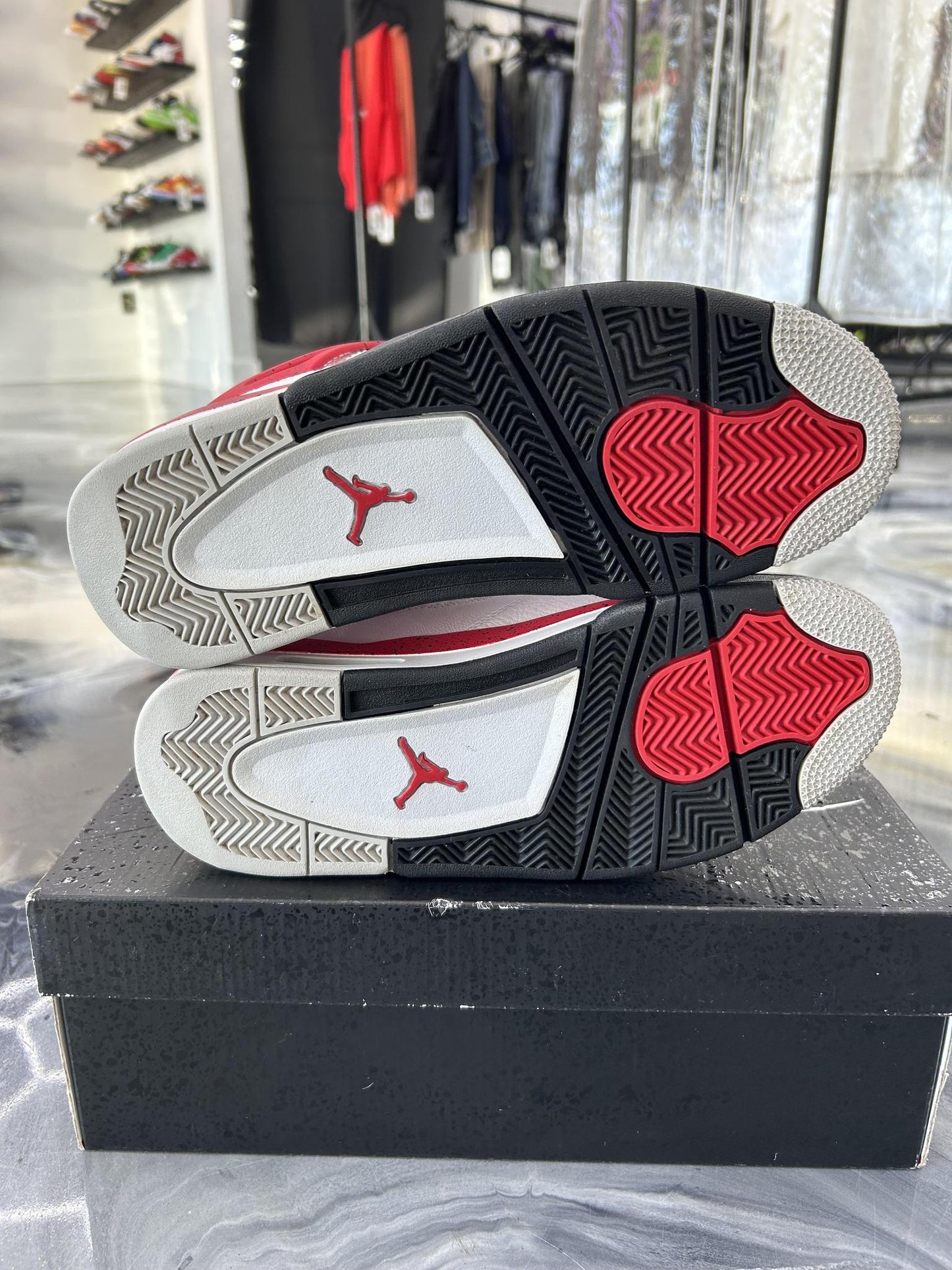 Jordan 4 "Red Cement" Used Size 8
