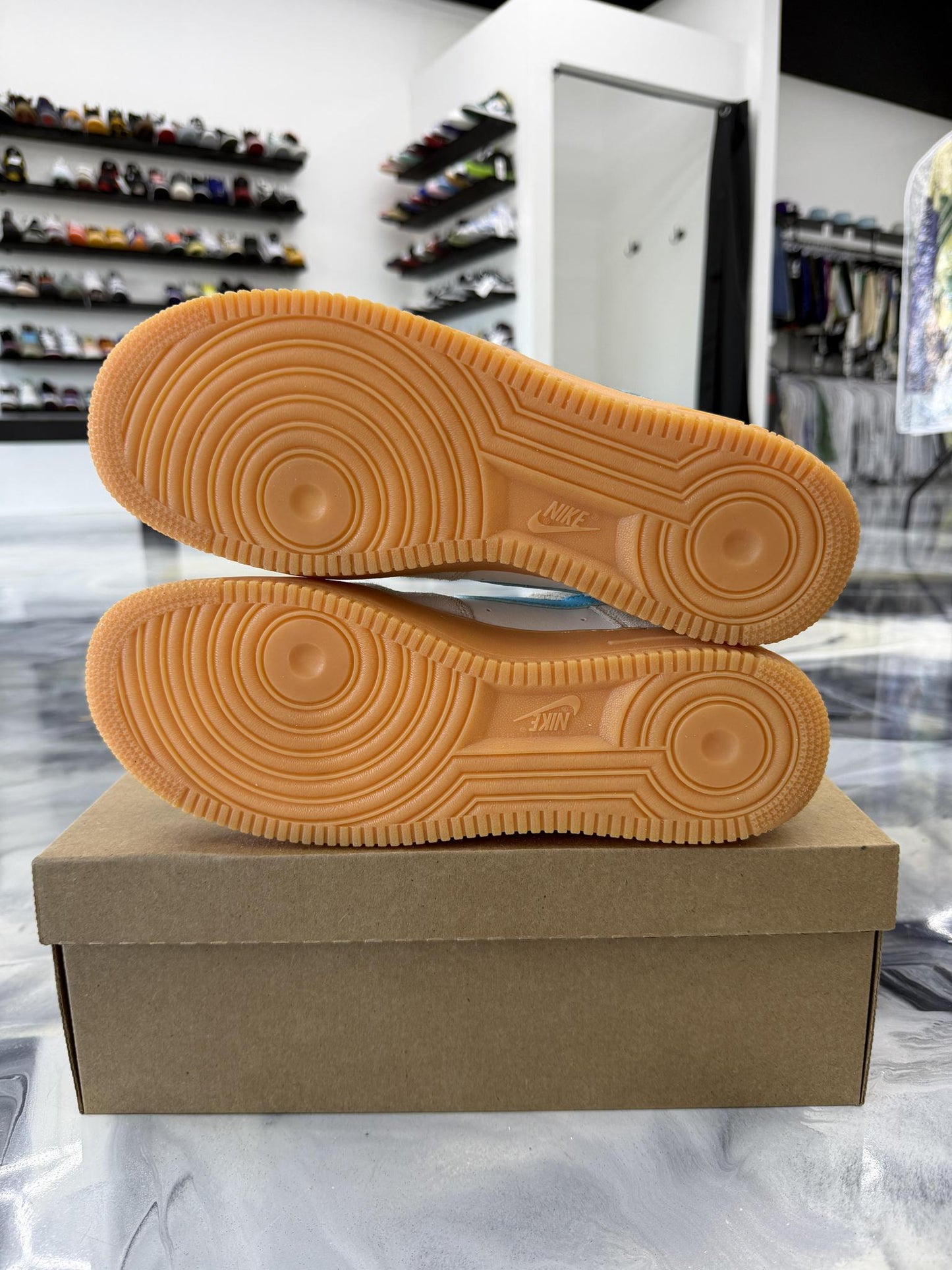 Nike Air Force 1 "Phantom Baltic Blue" Used Size 11