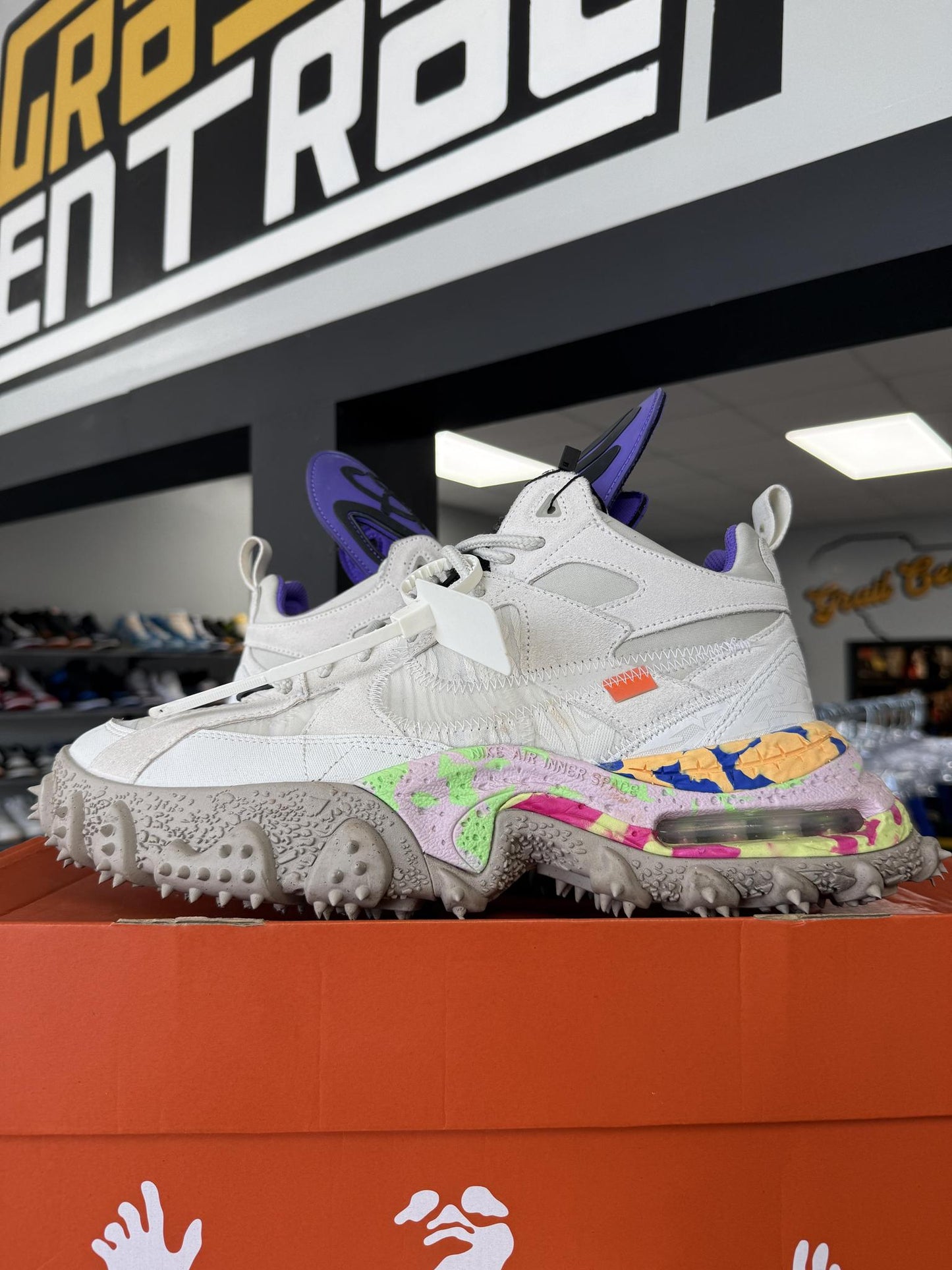 Nike Air Terra Forma Boot x Off White "White" Used Size 13