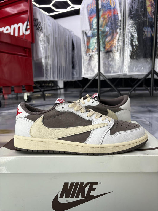 Jordan 1 Low X Travis Scott "Reverse Mocha" Used Size 11