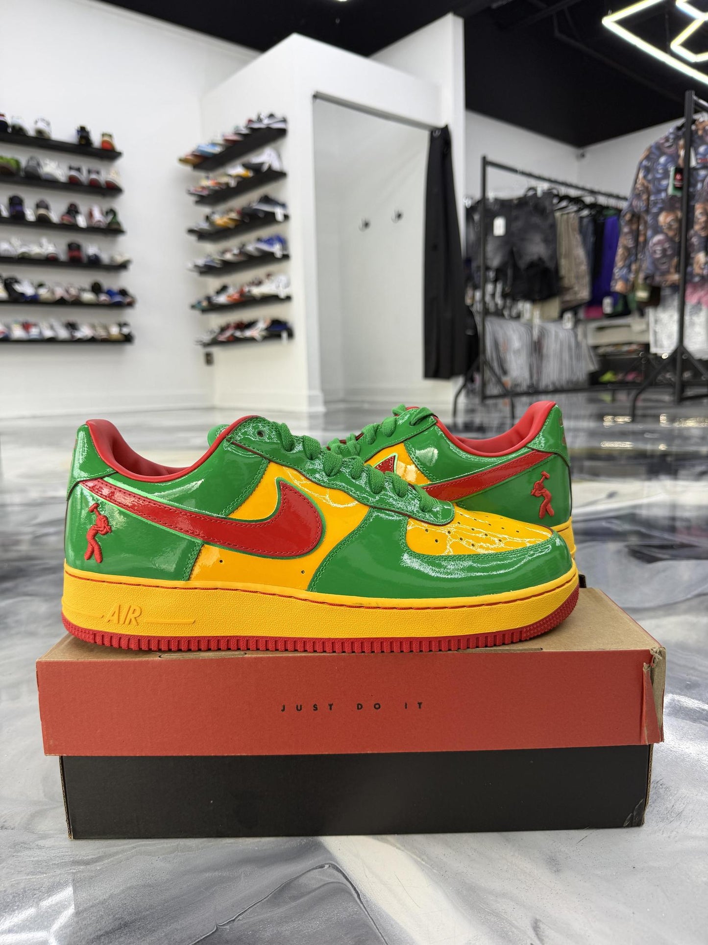 Nike Air Force One Low Lil Yachty "Concrete Boys" Used Size 14