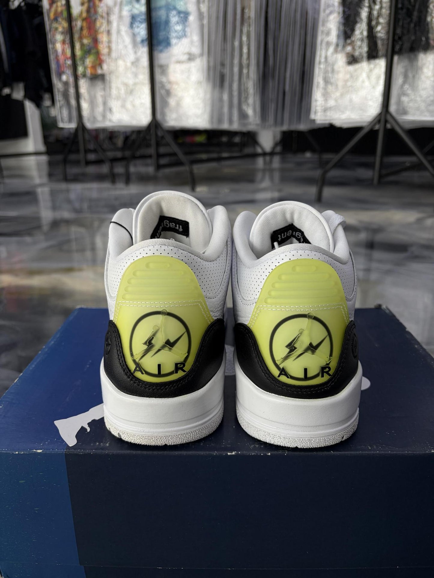 Jordan 3 "Fragment" Used Size 8