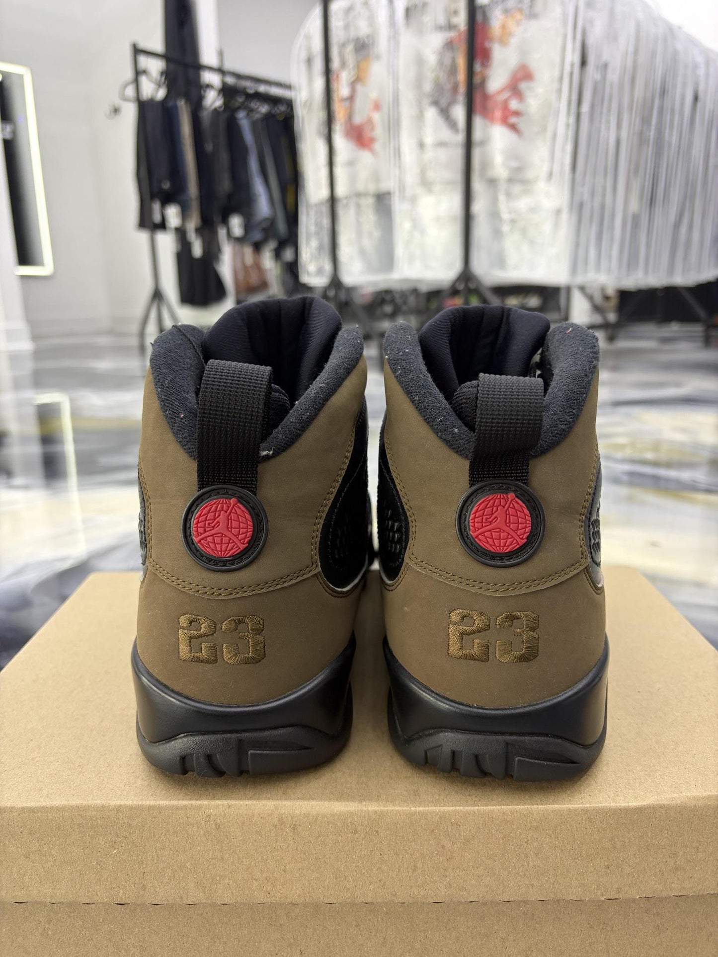 Jordan 9 "Olive 2012" Used Size 11.5