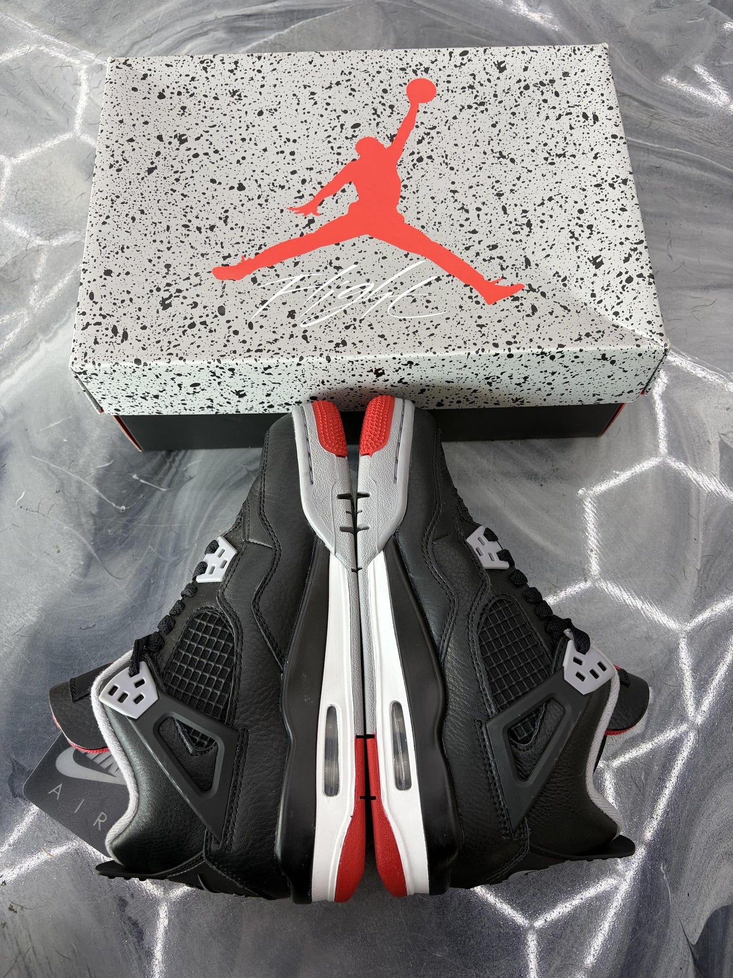 Jordan 4 "Bred Reimagined" Used Size 4Y/5.5W