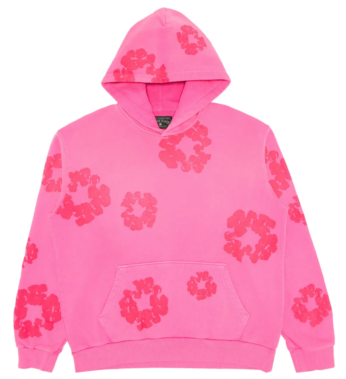 Denim Tears Cotton Wreath Hoodie "Mono Pink"