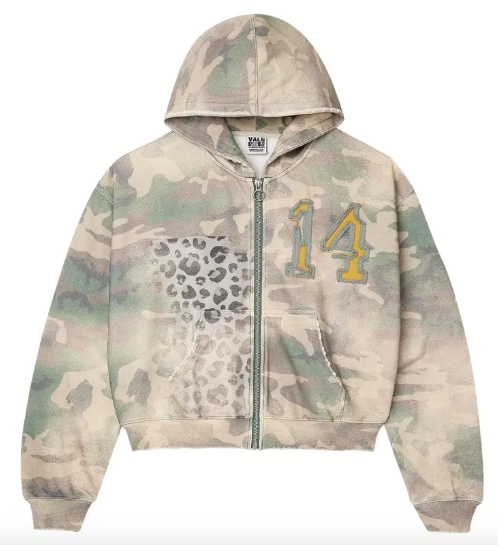 Vale Cheetah Zip Up "Camo"