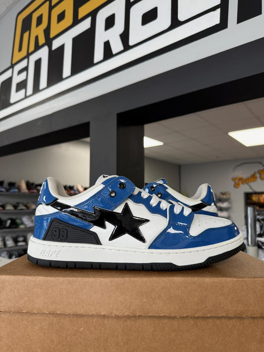 Bape Sk8 Sta "Metallic Blue" Used Size 10