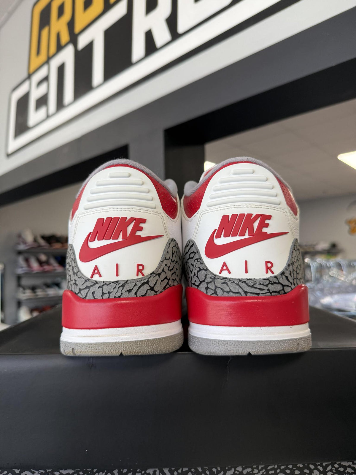 Jordan 3 "Fire Red" Used Size 12