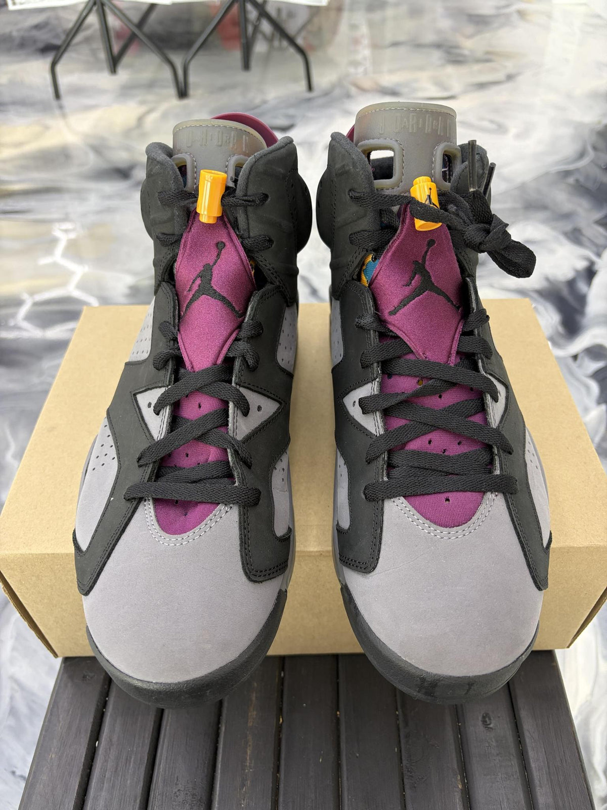 Jordan 6 "Bordeaux" Used Size 12
