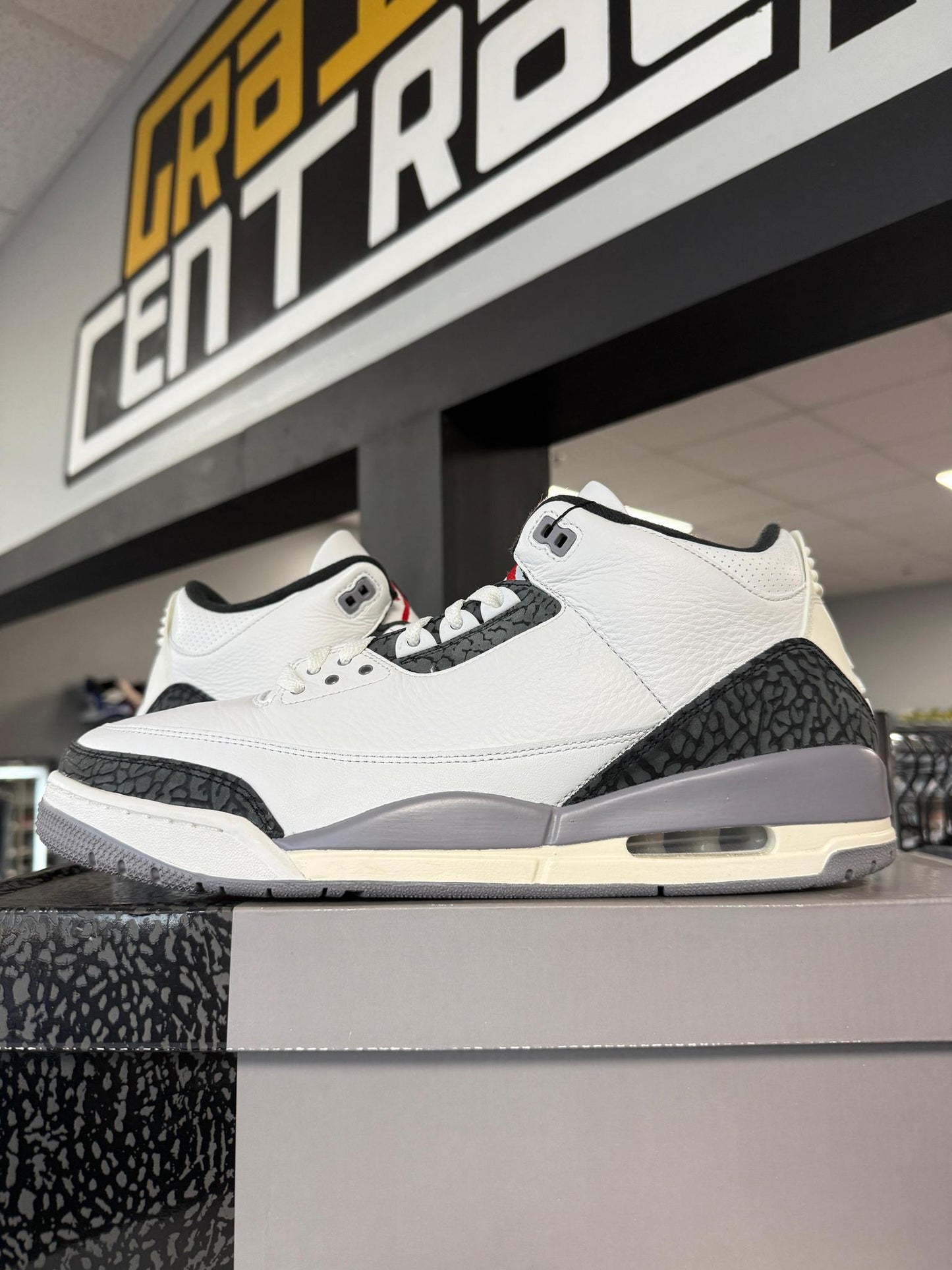 Jordan 3 "Grey Cement" Used Size 13