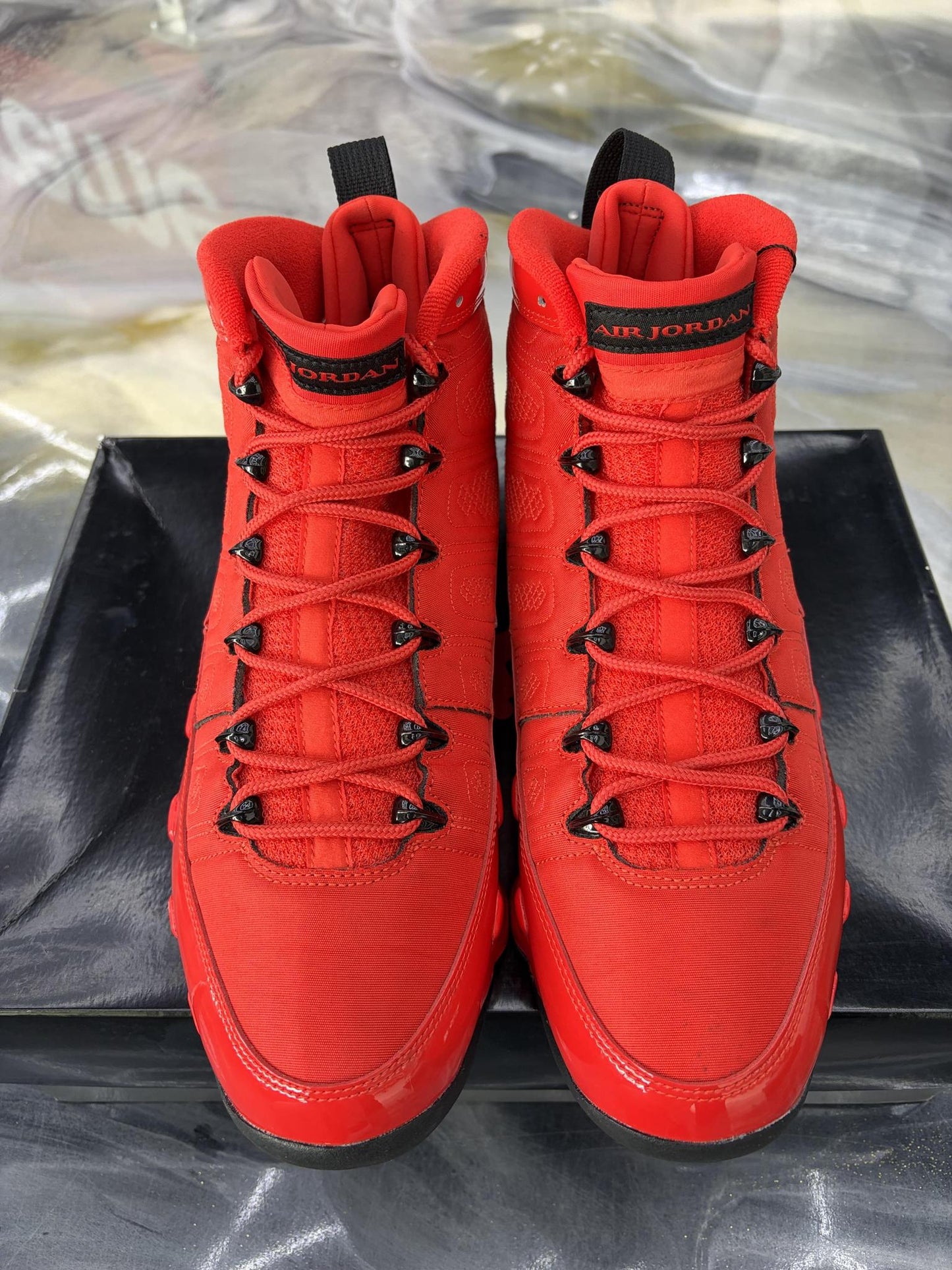 Jordan 9 "Chile Red" Used Size 11.5
