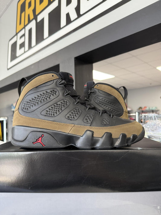 Jordan 9 "Olive" Used Size 10