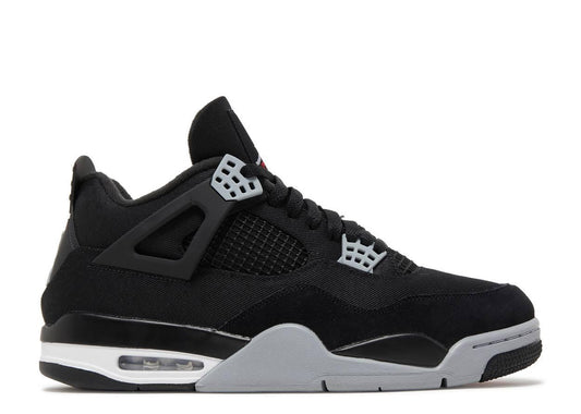 Jordan 4 "Black Canvas"