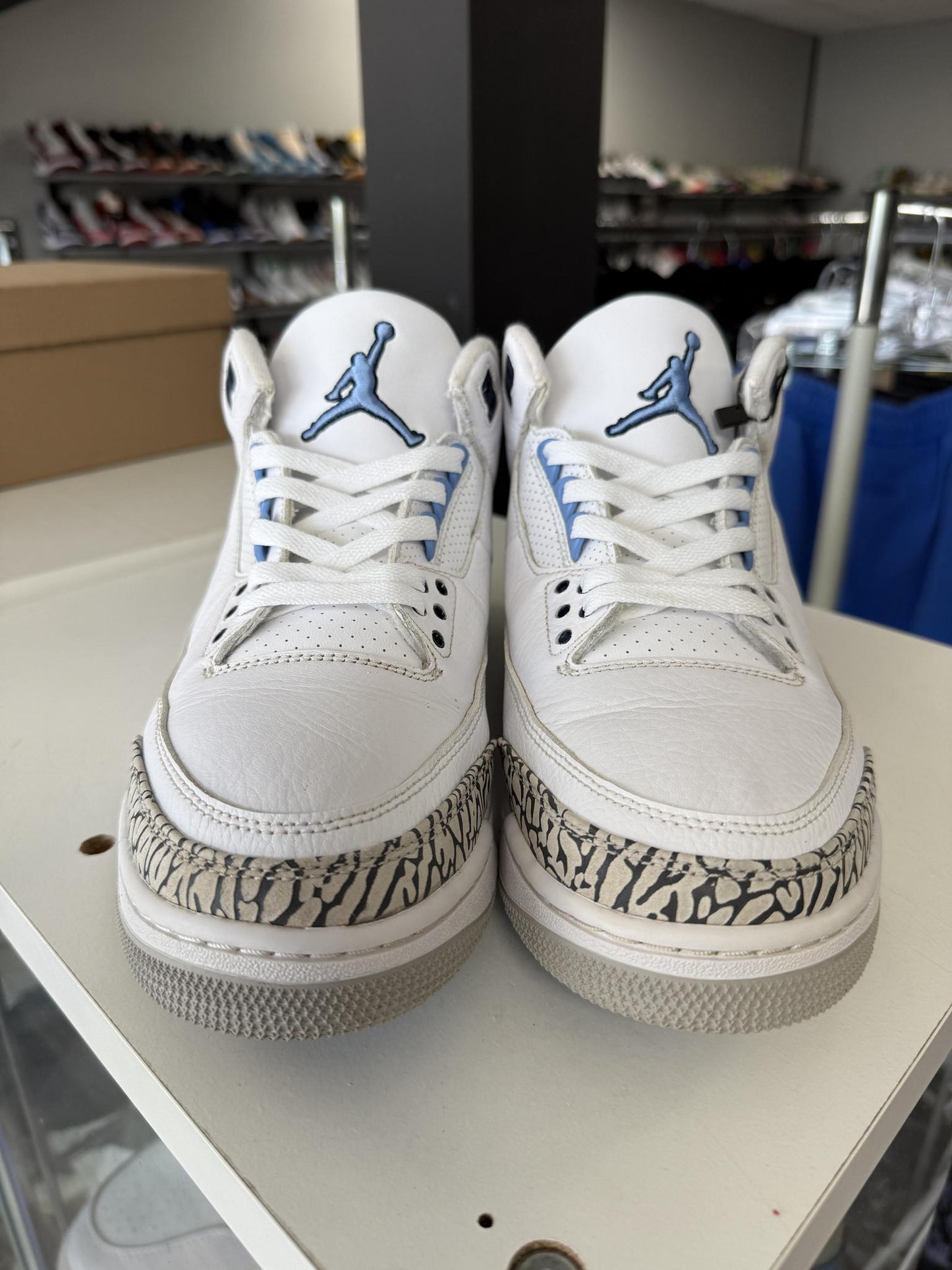 Jordan 3 "UNC" Used Size 10.5