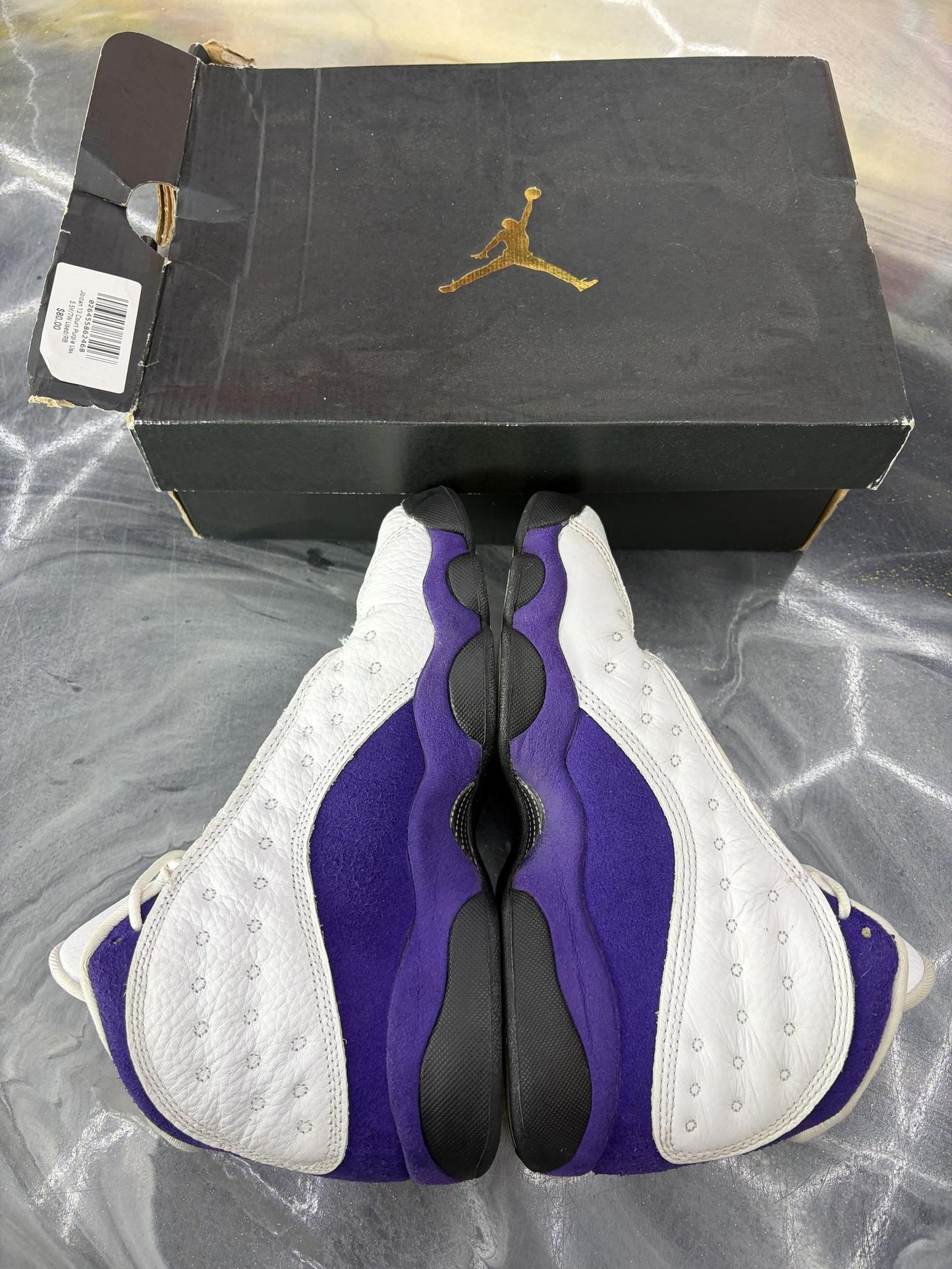 Jordan 13 "Court Purple" Used Size 5.5Y/7W