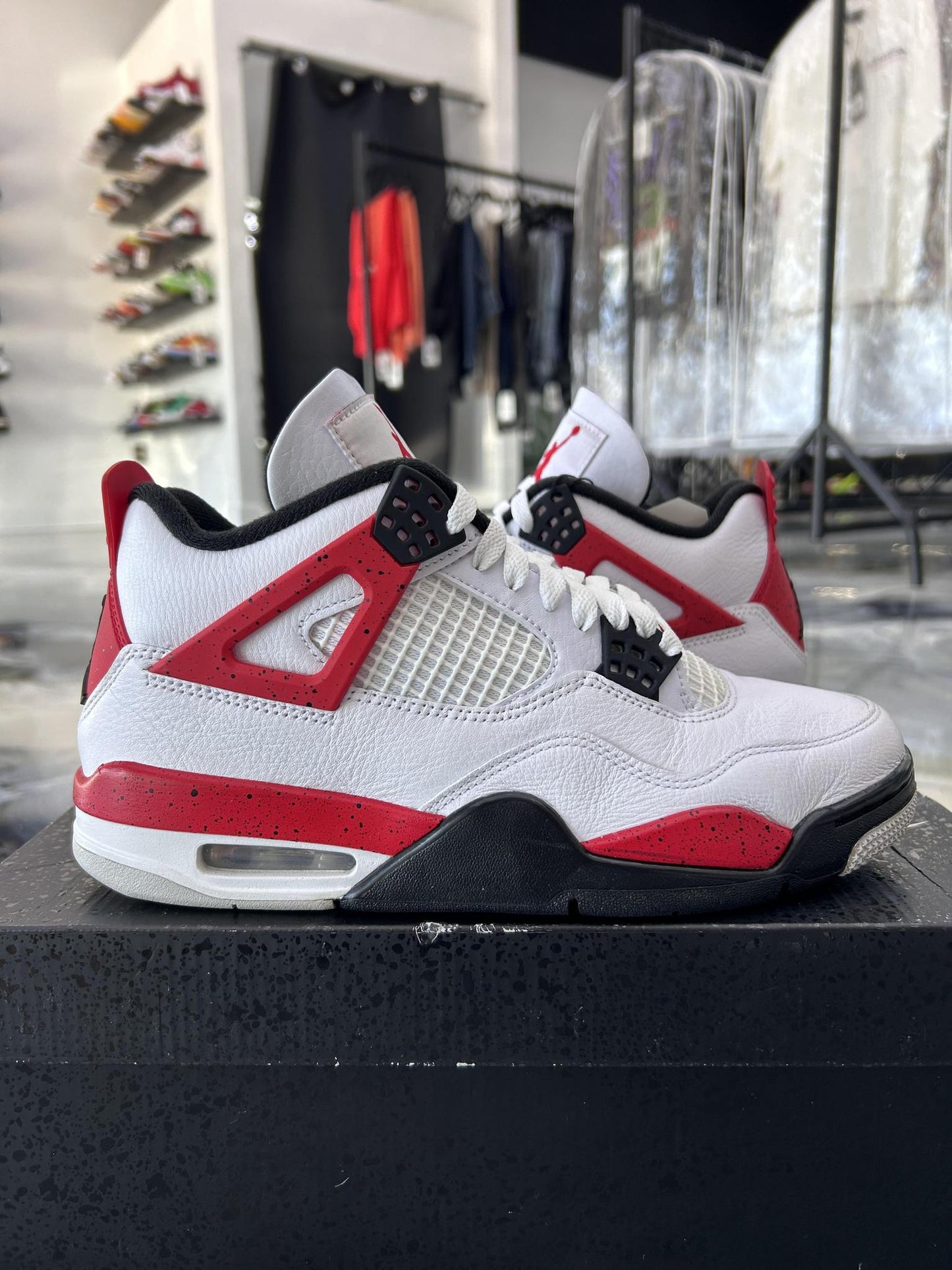 Jordan 4 "Red Cement" Used Size 8
