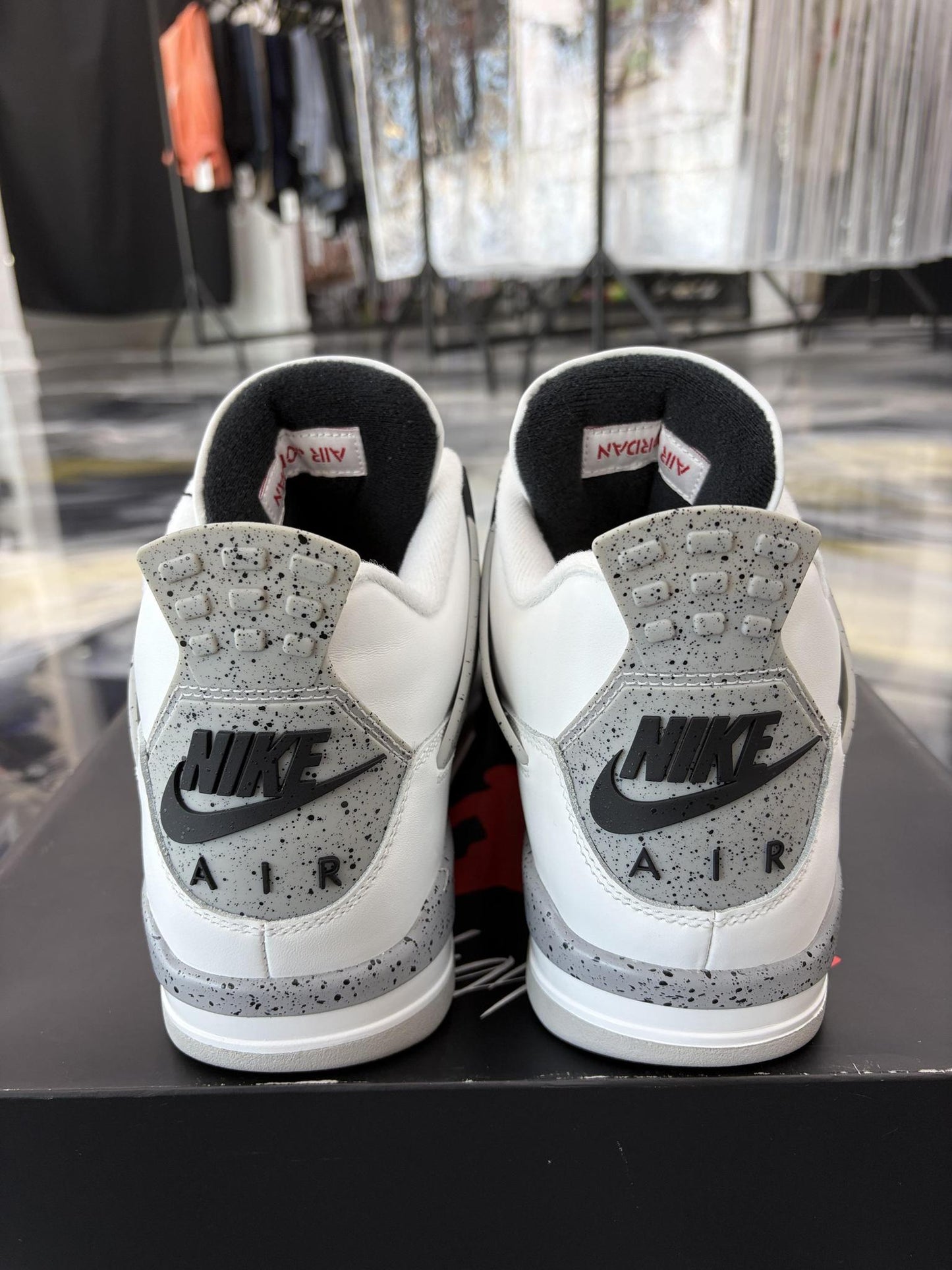 Jordan 4 "White Cement" Used Size 10.5