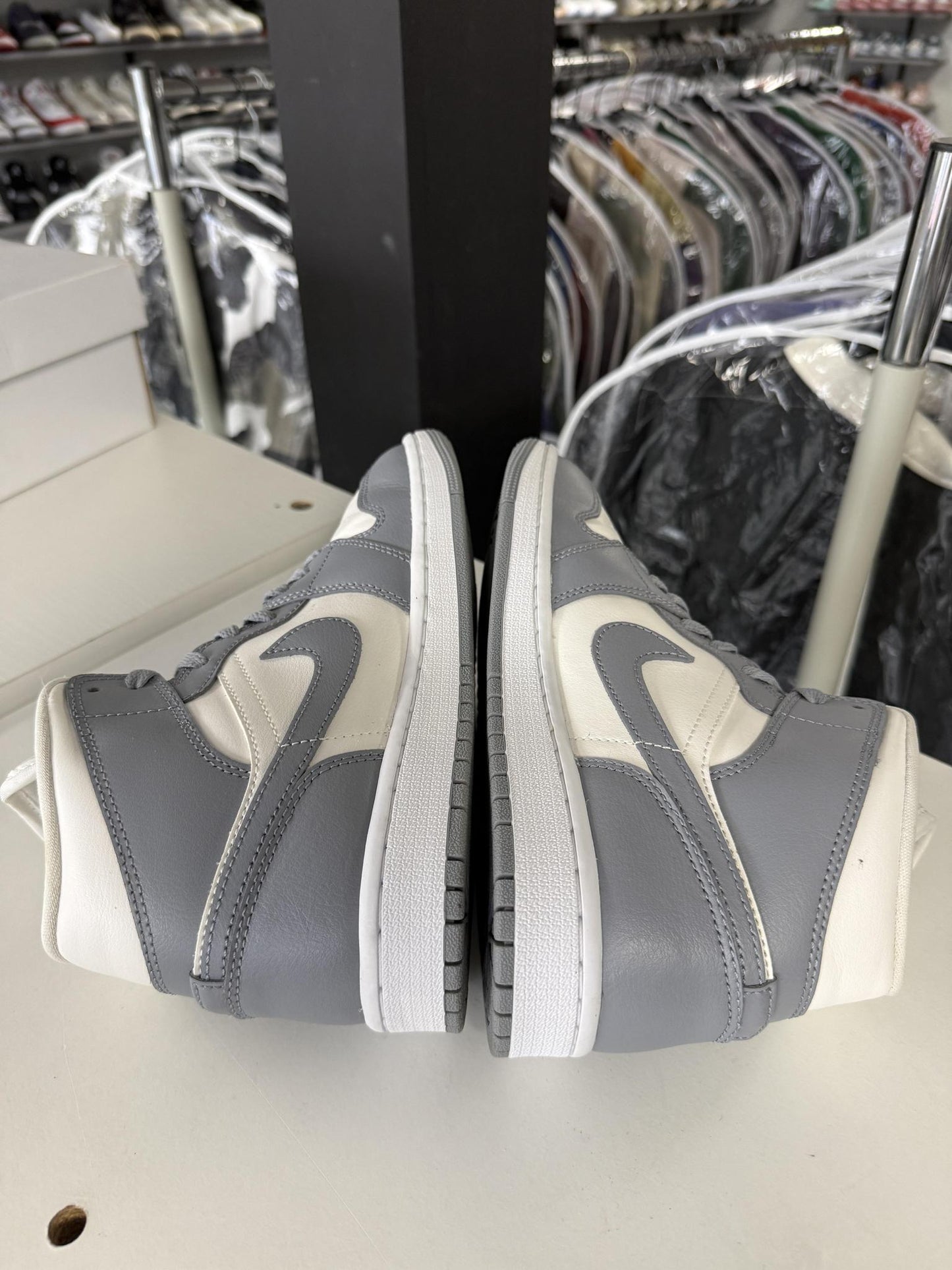 Jordan 1 Mid "Stealth Sail" Used Size 6.5Y/8W