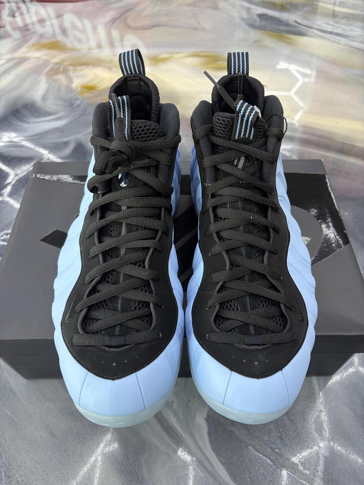 Nike Air Foamposite "Psychic Blue" Used Size 13