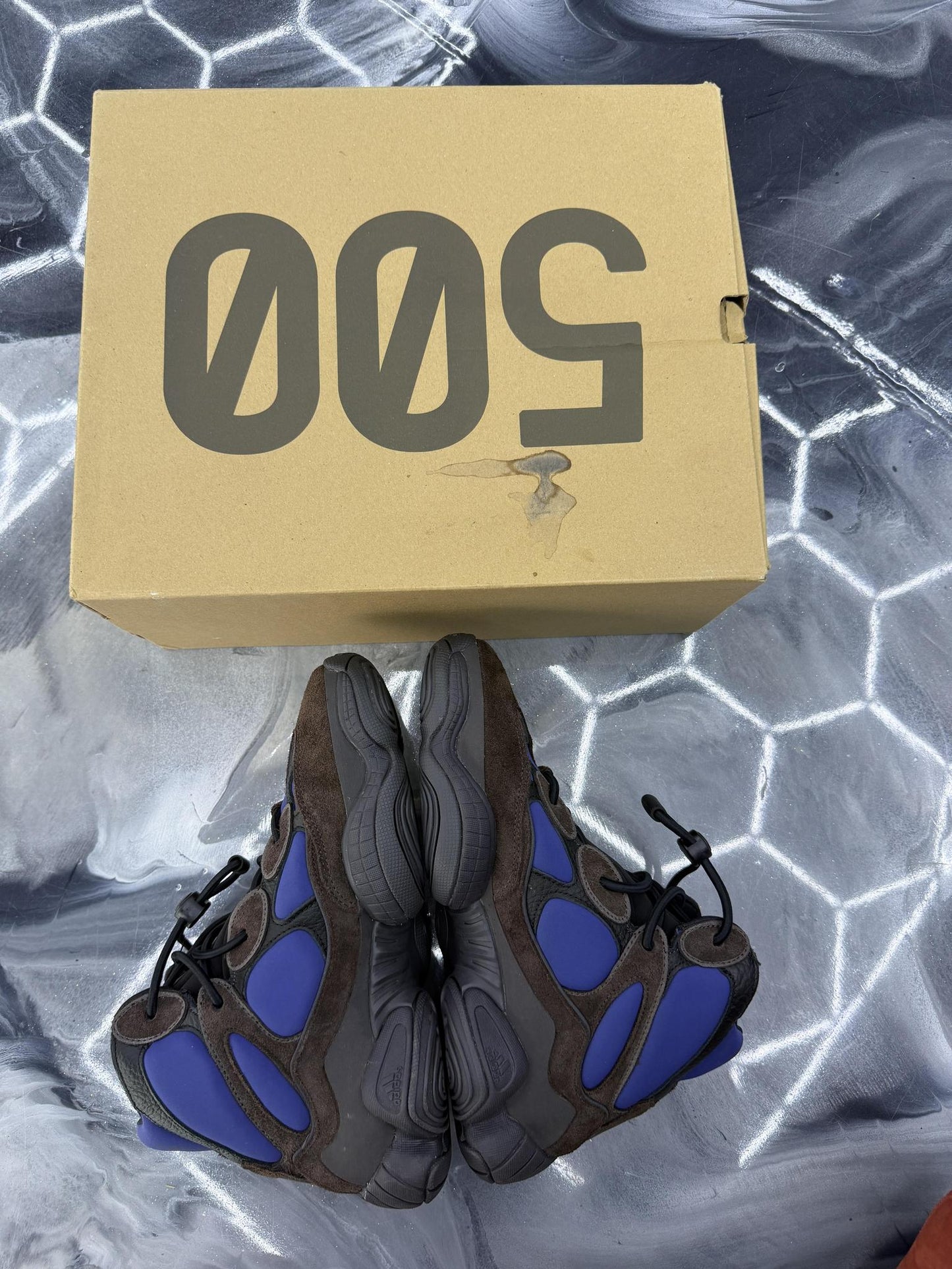 Yeezy 500 High "Tyrian Blue" Used Size 10