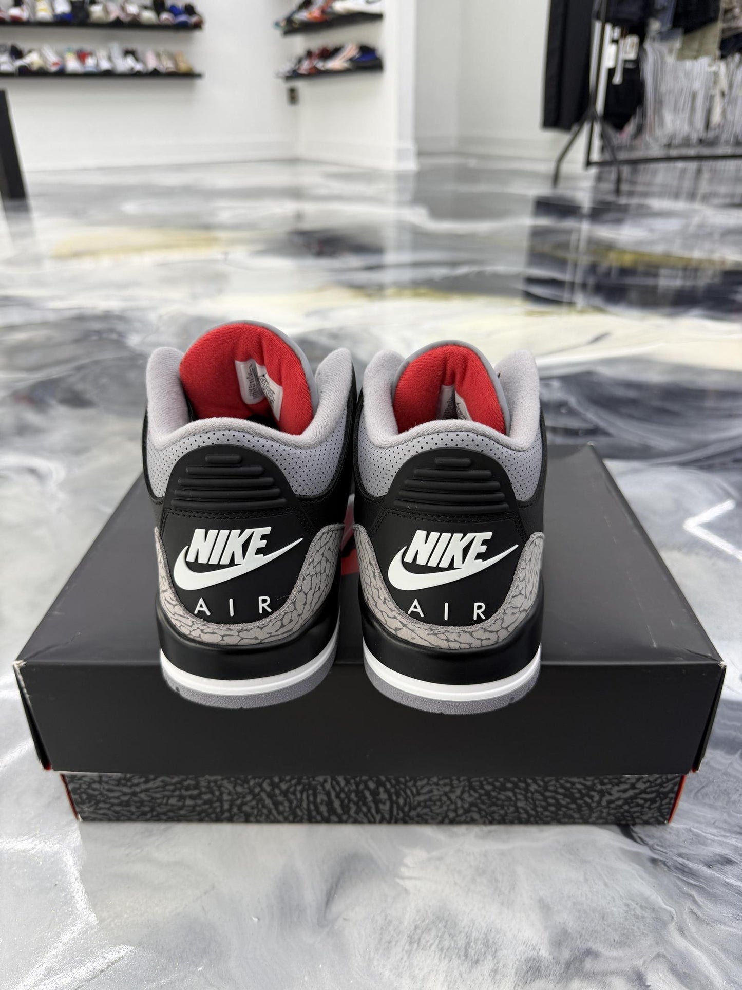 Jordan 3 Black Cement Used Size 11