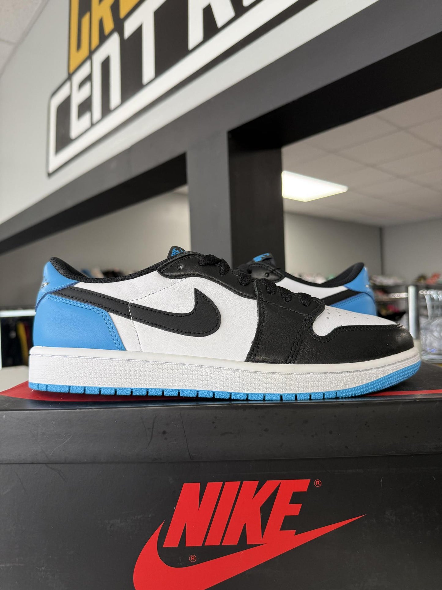 Jordan 1 Low "Powder Blue" Used Size 9.5