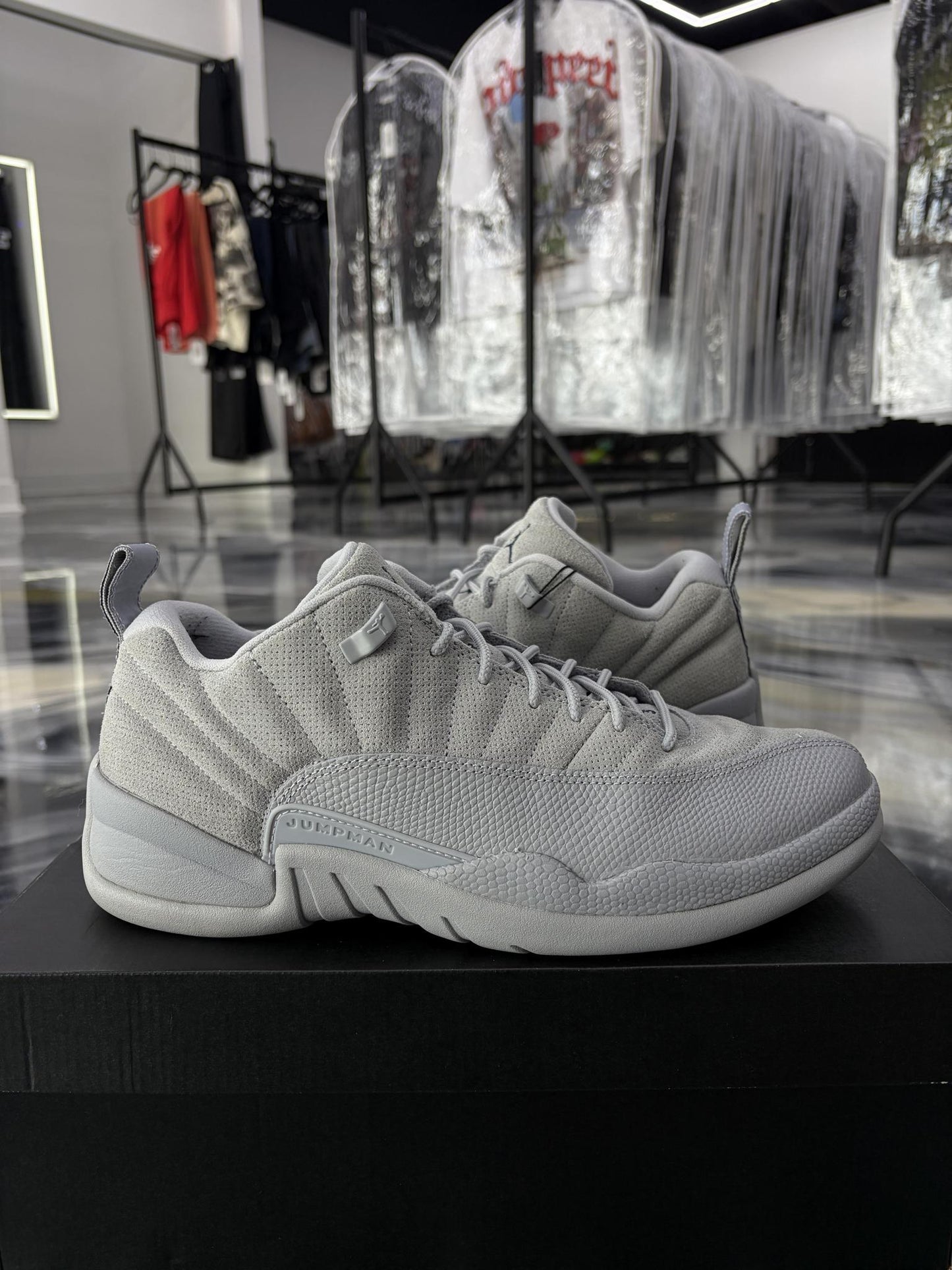 Jordan 12 Low "Wolf Grey" Used Size 9.5