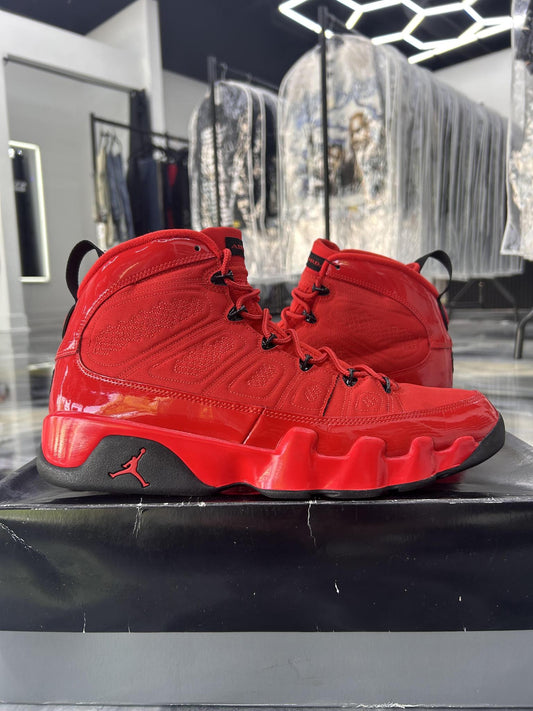 Jordan 9 "Chile Red" Used Size 12