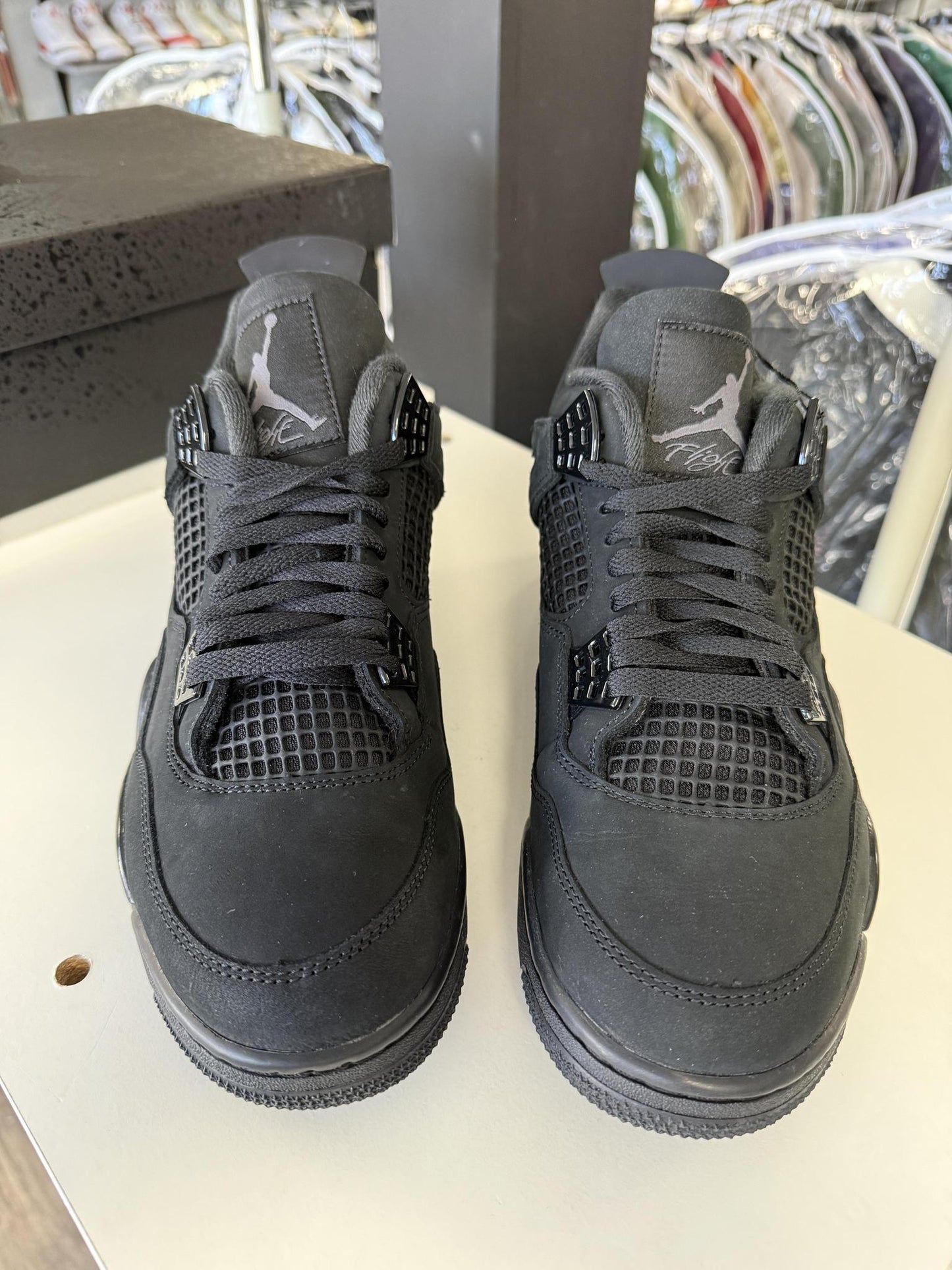Jordan 4 "Black Cat" Used Size 9