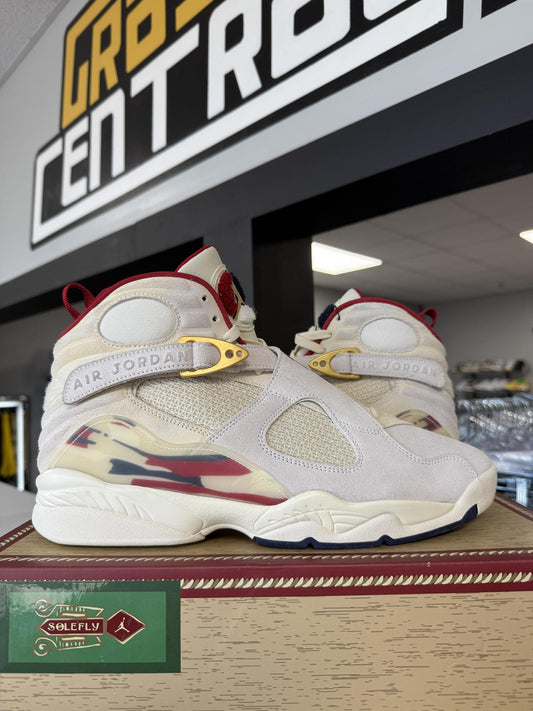 Jordan 8 "Solefly" Used Size 12