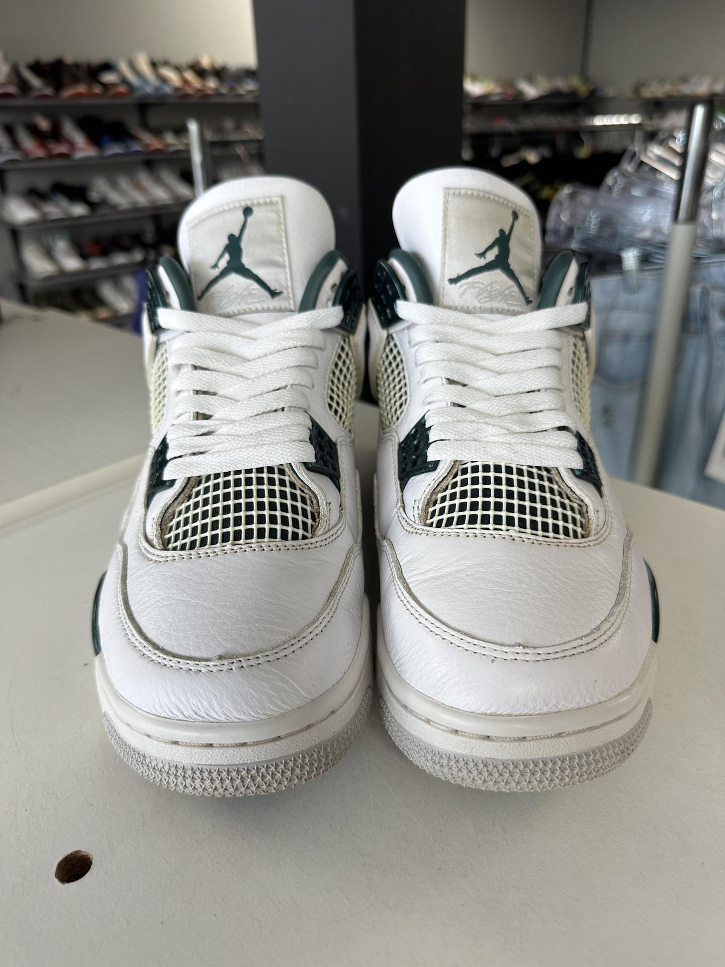 Jordan 4 "Oxidized Green" Size 10