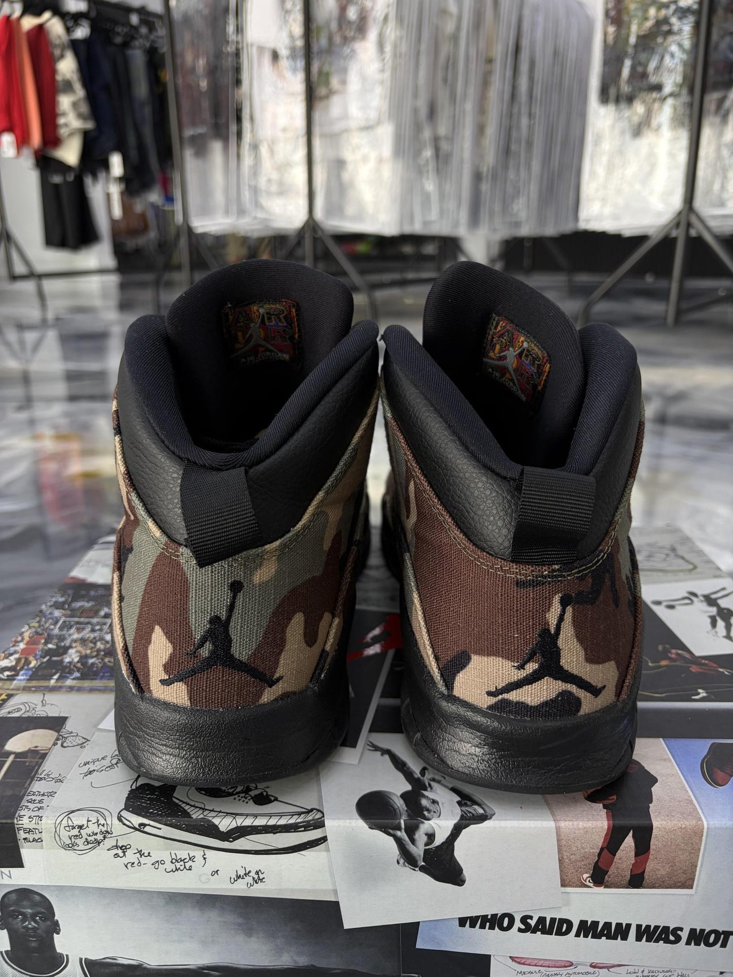 Jordan 10 "Camo" Used Size 12