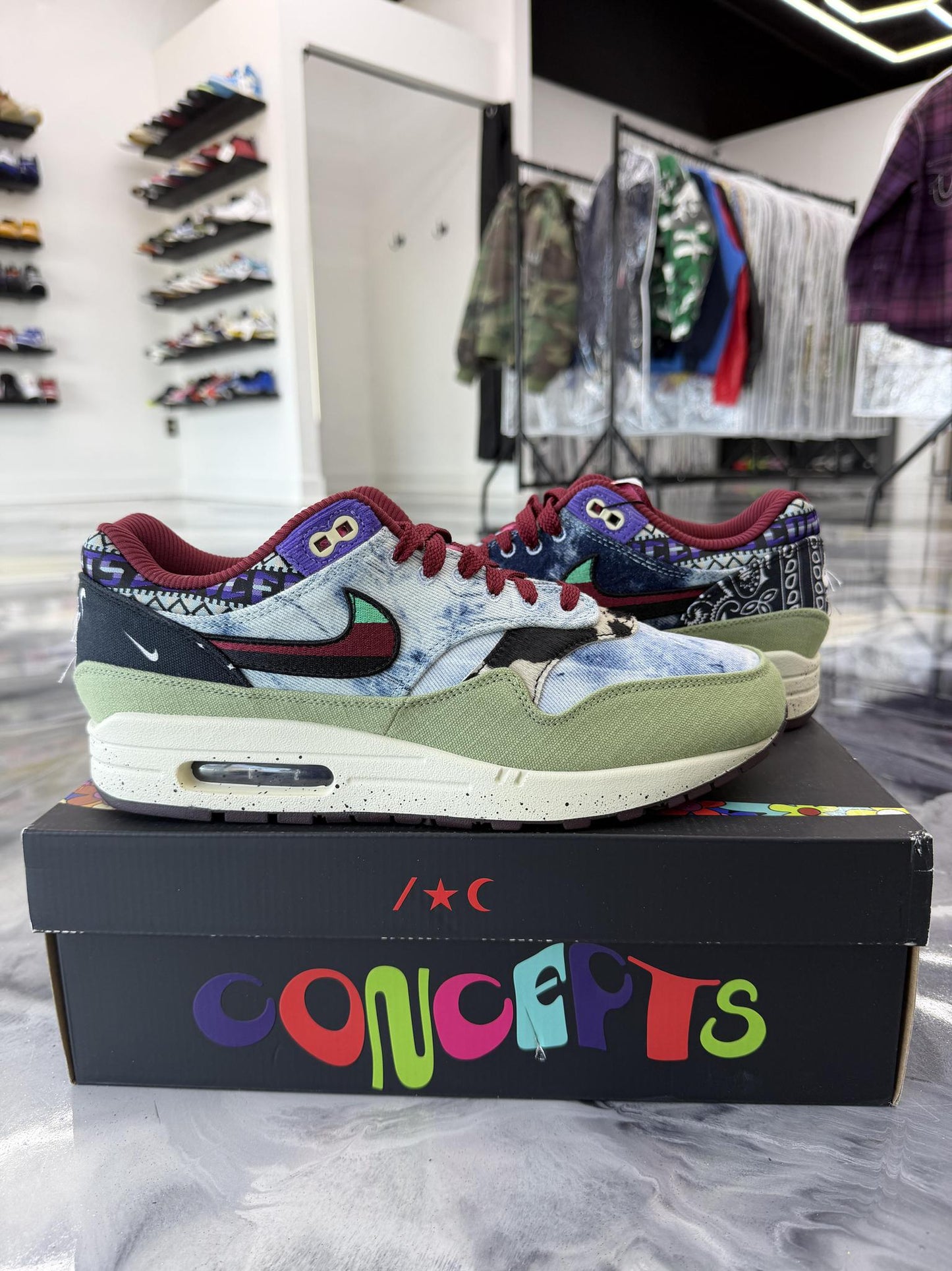Nike Air Max 1 Concepts "Mellow" Used