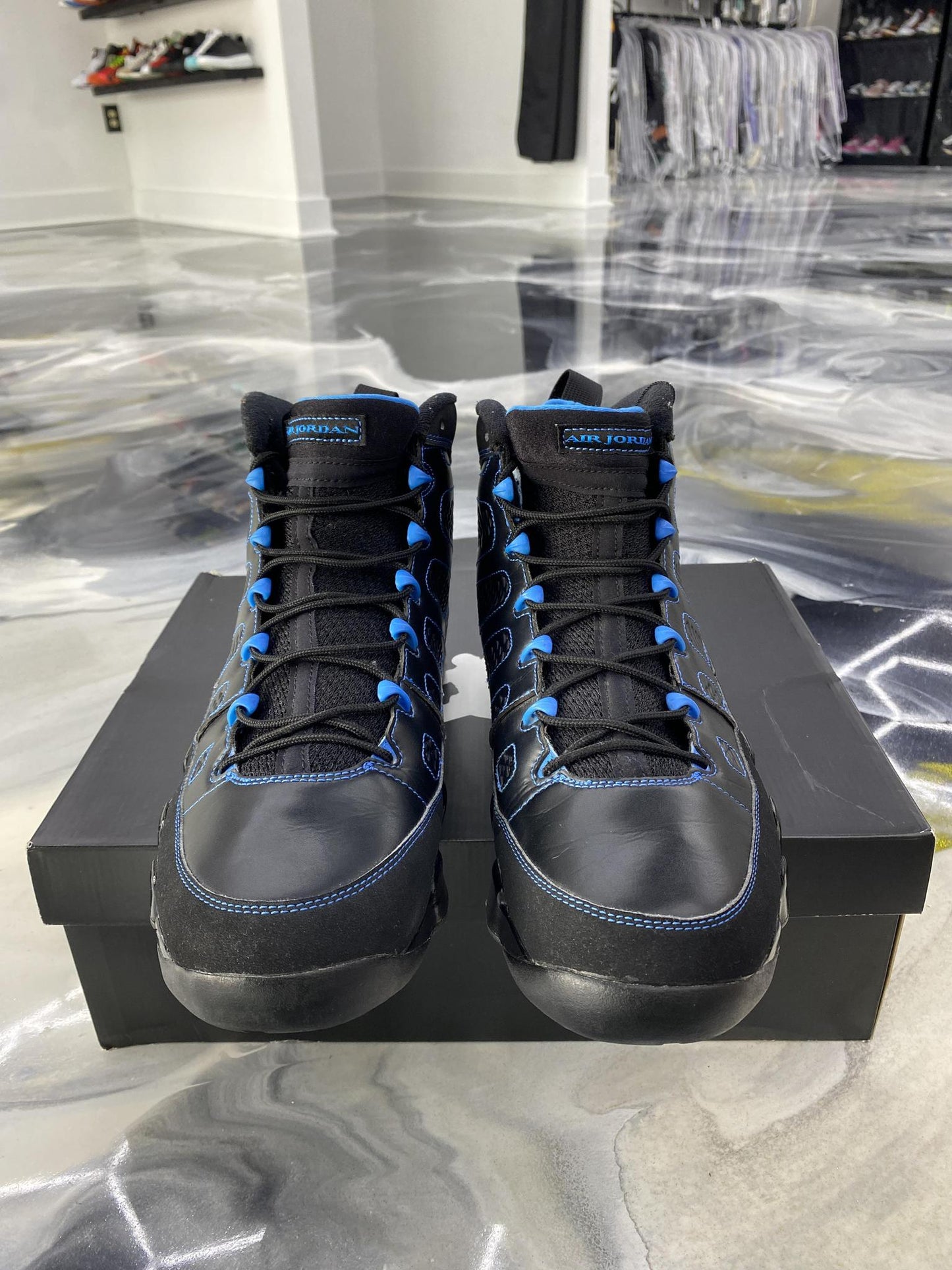 Jordan 9 "Photo Blue" Used Size 13