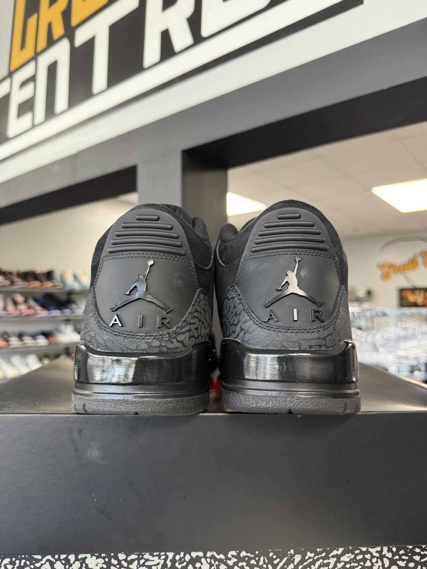 Jordan 3 "Black Cat" Used Size 11.5