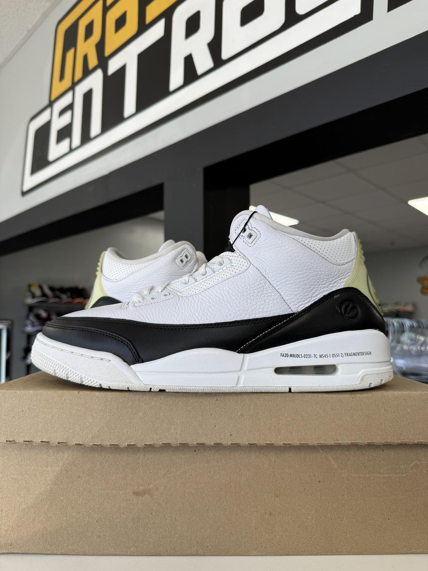 Jordan 3 "Fragment" Used Size 12