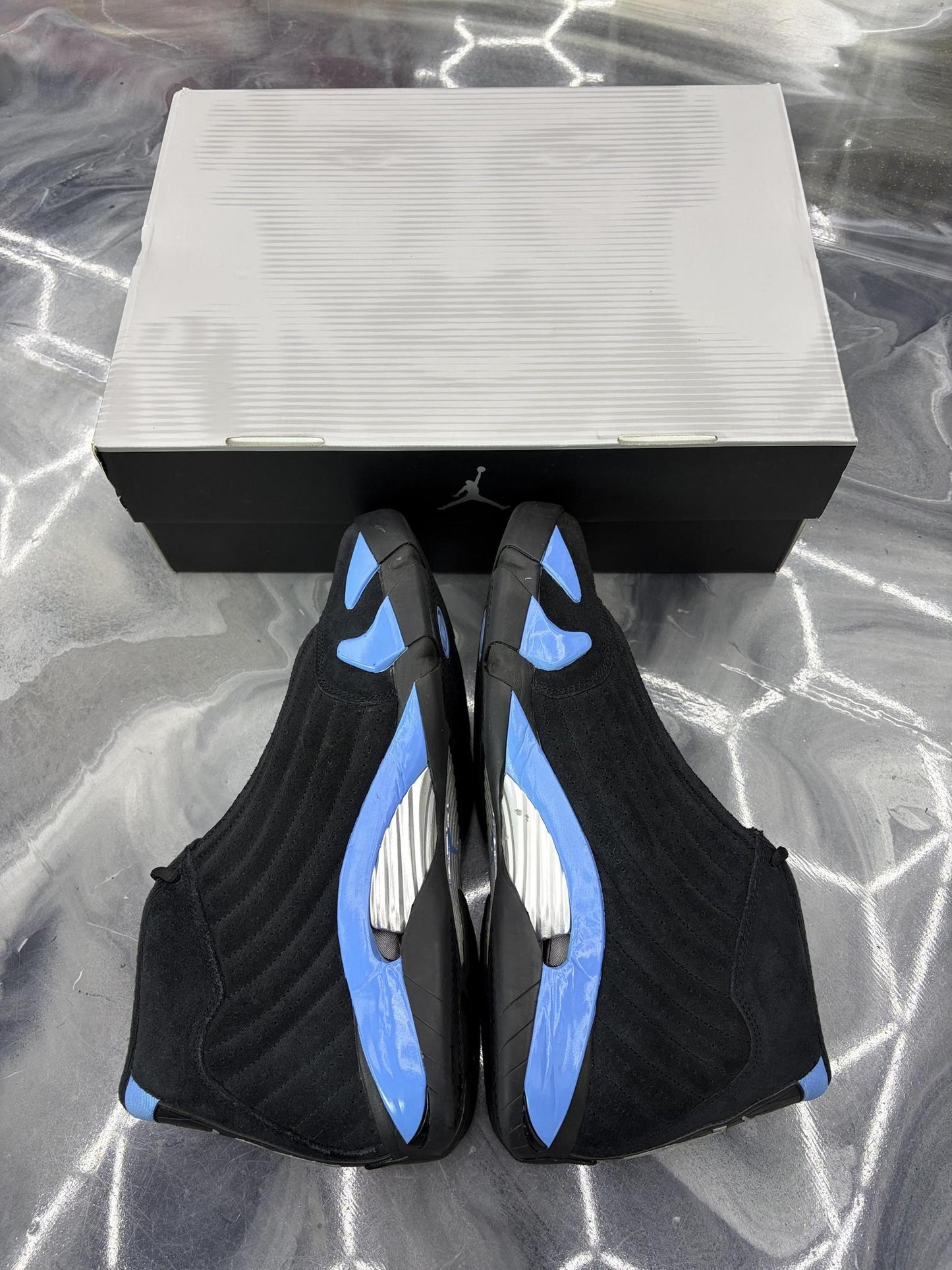 Jordan 14 "University Blue" Used Size 13