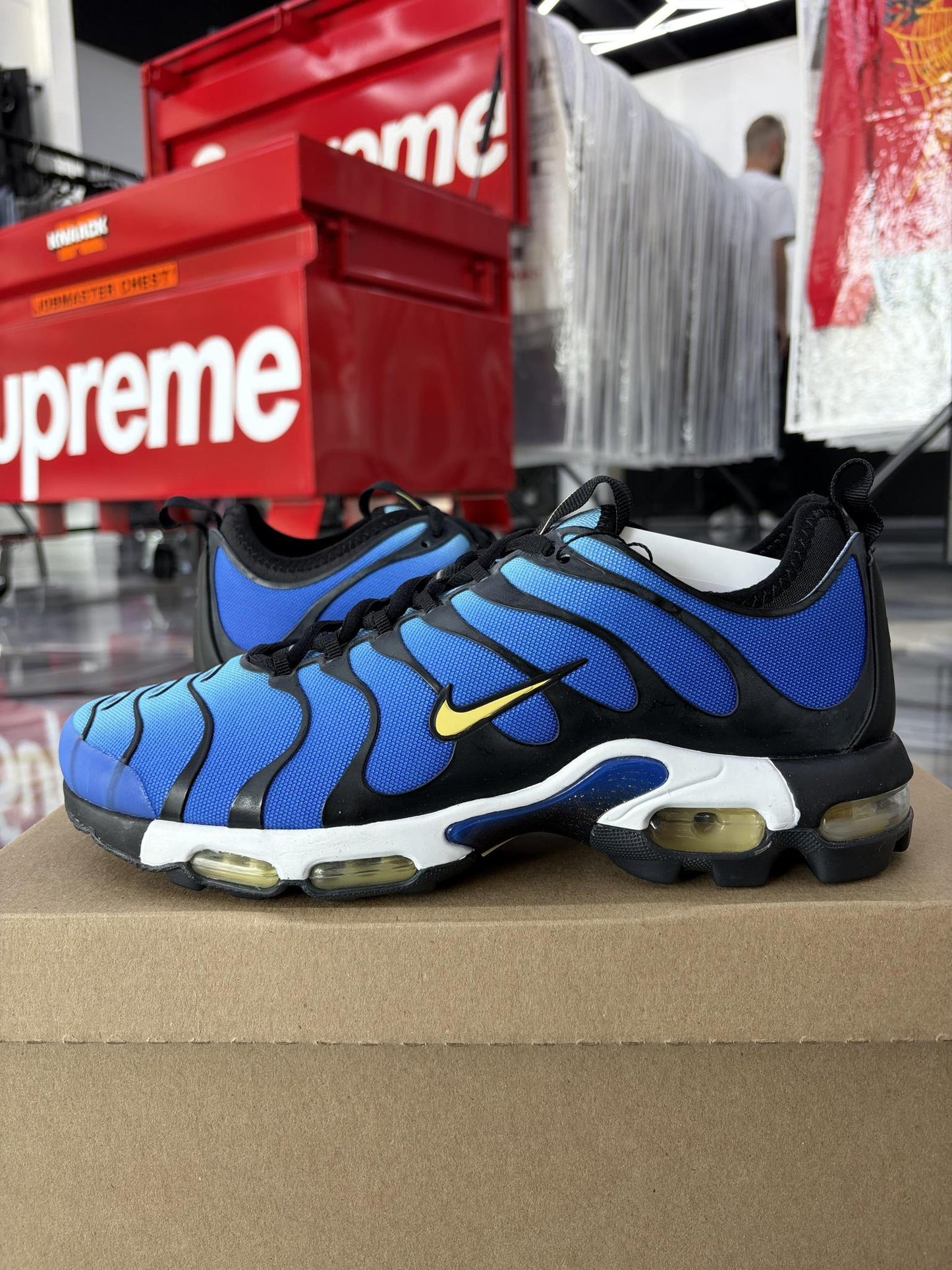 Nike Air Max Plus TN Ultra "Blue Black" Used Size 8.5