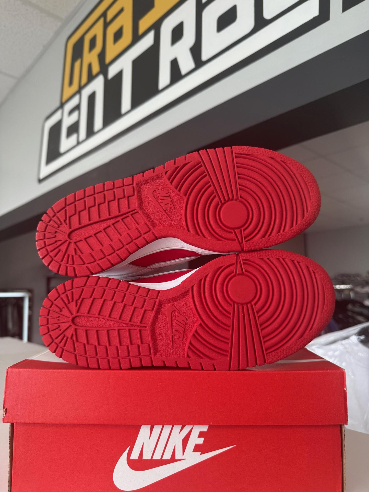 Nike Dunk Low "Championship Red" Used Size 5Y/6.5W